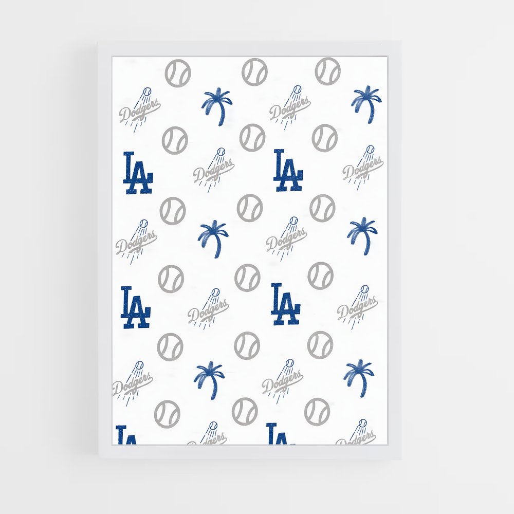 Poster Los Angeles Dream – affiche Baseball (vue 3)